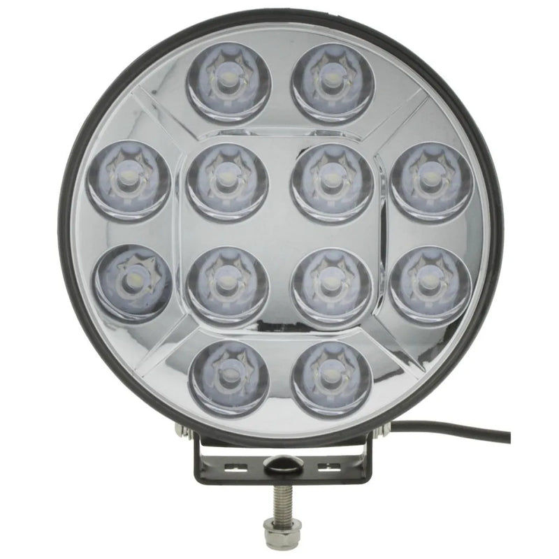Ignite 9 Round Slimline LED Driving Light | Chrome Fascia - Driving Lights