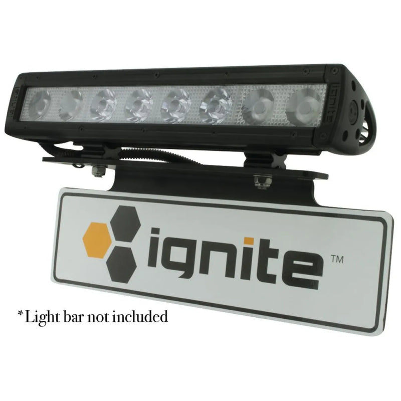 Ignite Number Plate Mounting Bracket - Light Bar Accessories