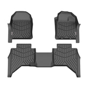 Custom-fit Kiwi Master 3D Car Floor Mats with textured pattern for Isuzu D-MAX UTE