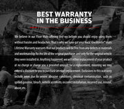 Advertisement for Kiwi Master 3D TPE Car Floor Mats with lifetime warranty on car floor images