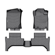 Set of Kiwi Master 3D TPE Mitsubishi Triton floor mats with raised edges and textured surfaces
