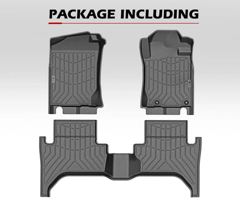 Custom-fit Kiwi Master 3D TPE Floor Mats for Mitsubishi Triton MQ 2015-2018