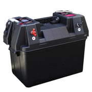 KT Cables Portable Camping Battery Box with Voltmeter & Power Accessories - Battery Pack