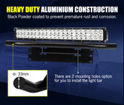 Lightfox 20 inch LED Light Bar with Mounting Bracket and Number Plate Frame