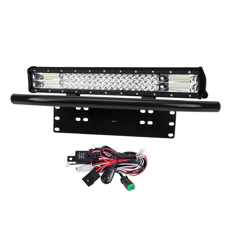 Lightfox 20 inch LED light bar with mounting bracket and wiring harness for vehicles
