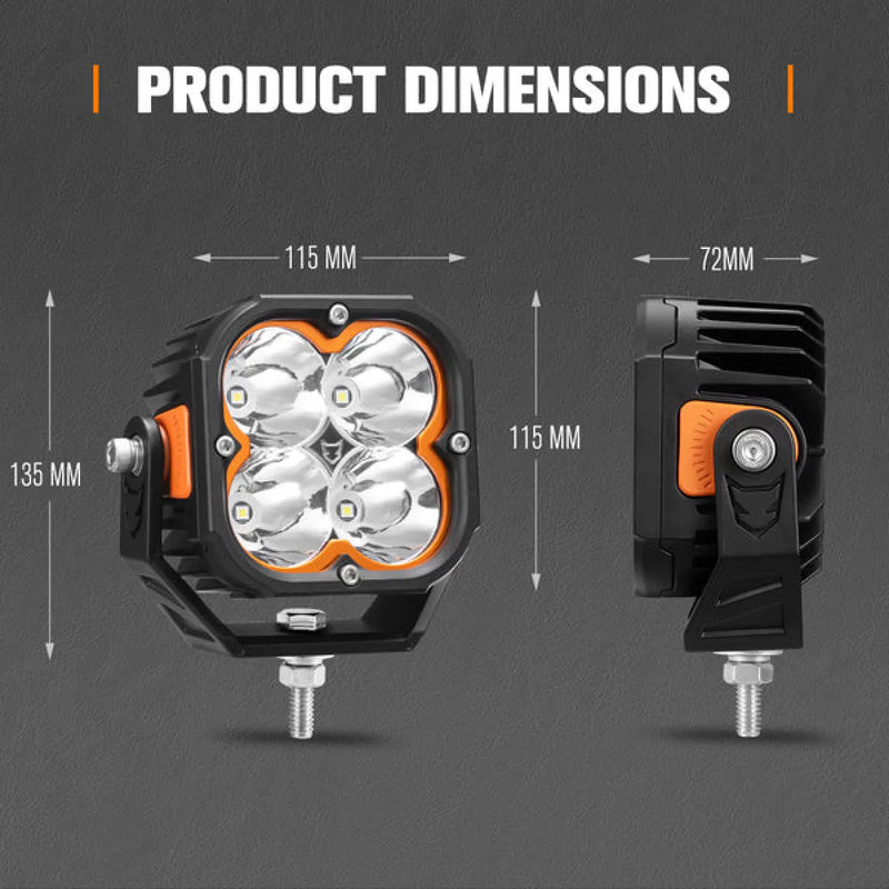 Lightfox Cygnus 5" LED Work Light | Pair