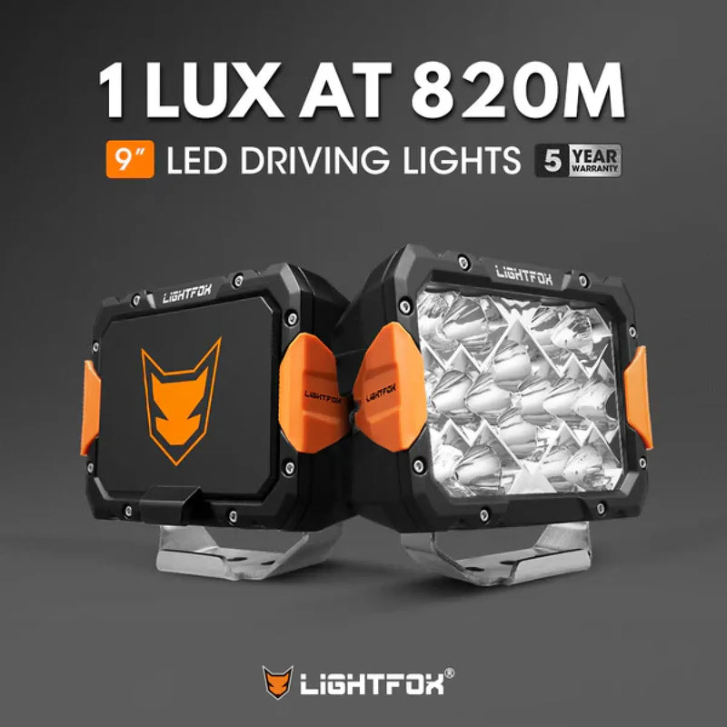 Lightfox Pegasus 9" LED Driving Light | Pair
