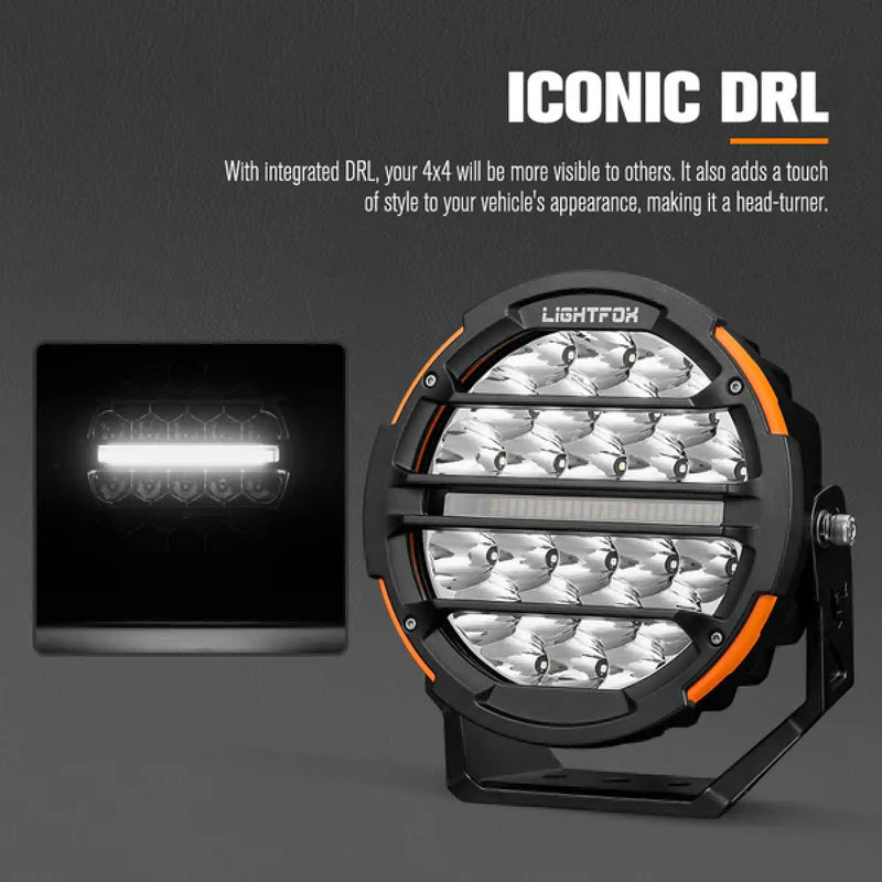 Lightfox Polaris 7" LED Driving Lights