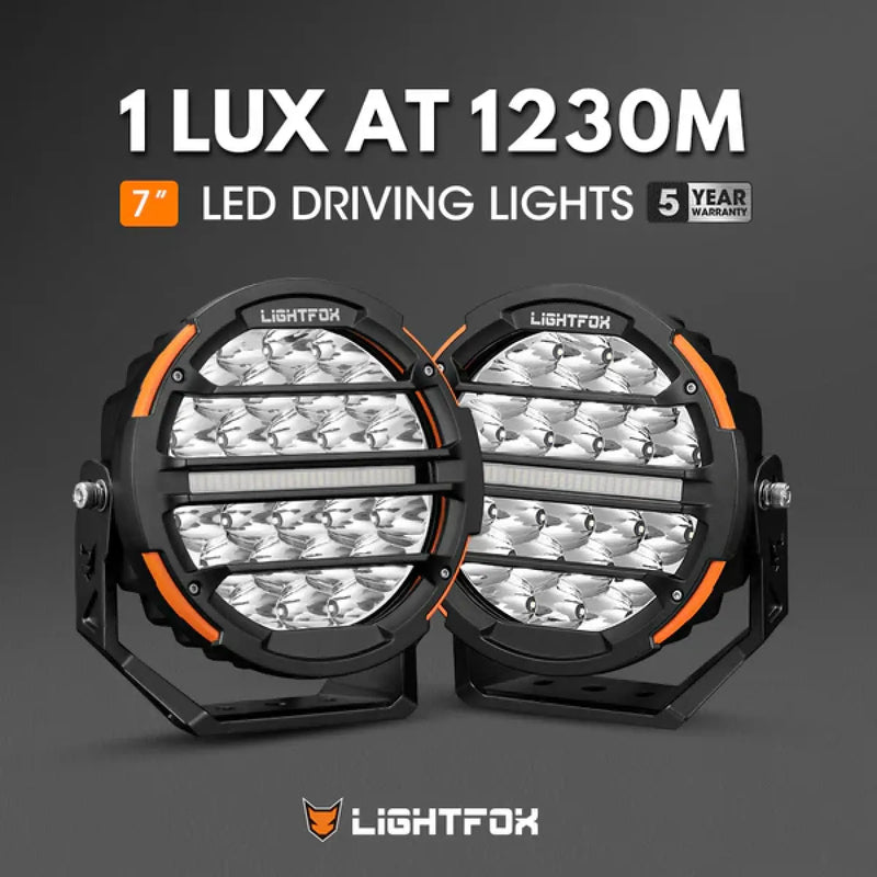 Lightfox Polaris 7" LED Driving Lights