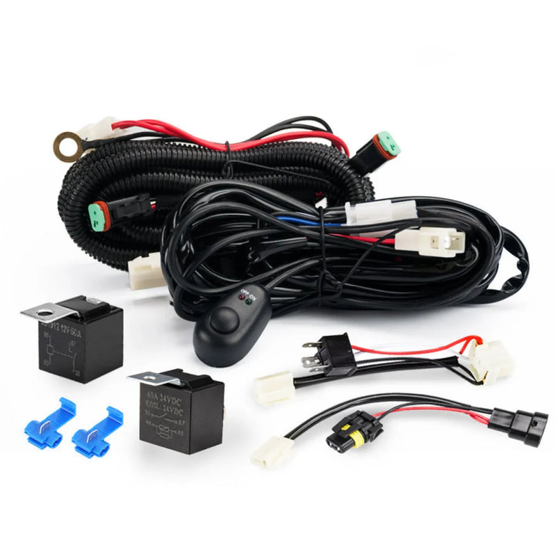 Lightfox Smart Harness Wiring Loom for automotive high beam and driving light wiring
