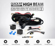 Lightfox Smart Harness Wiring Loom for high beam and driving light installation