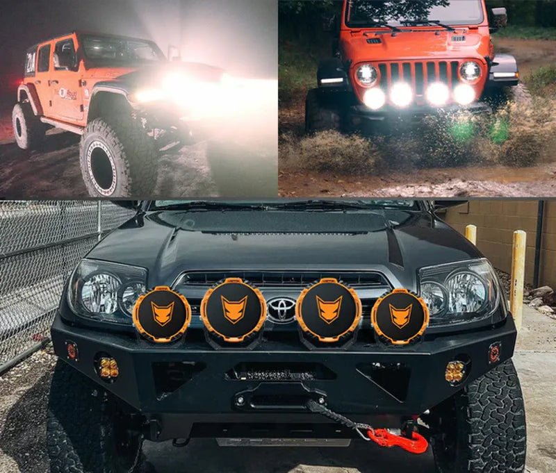 Lightfox Starrix 7" and 9" Osram LED Driving Lights (2 Pairs)