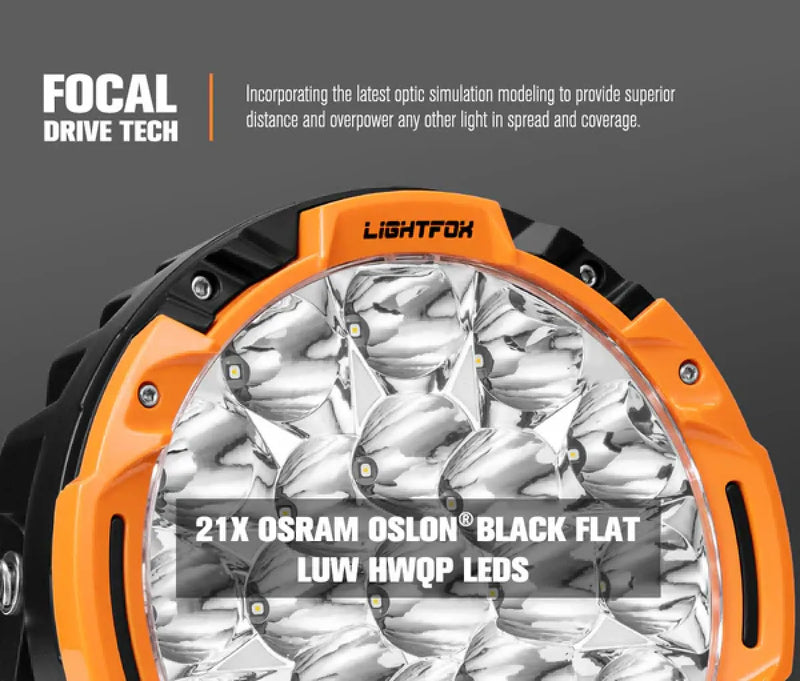 Lightfox Starrix 7" LED Driving Light