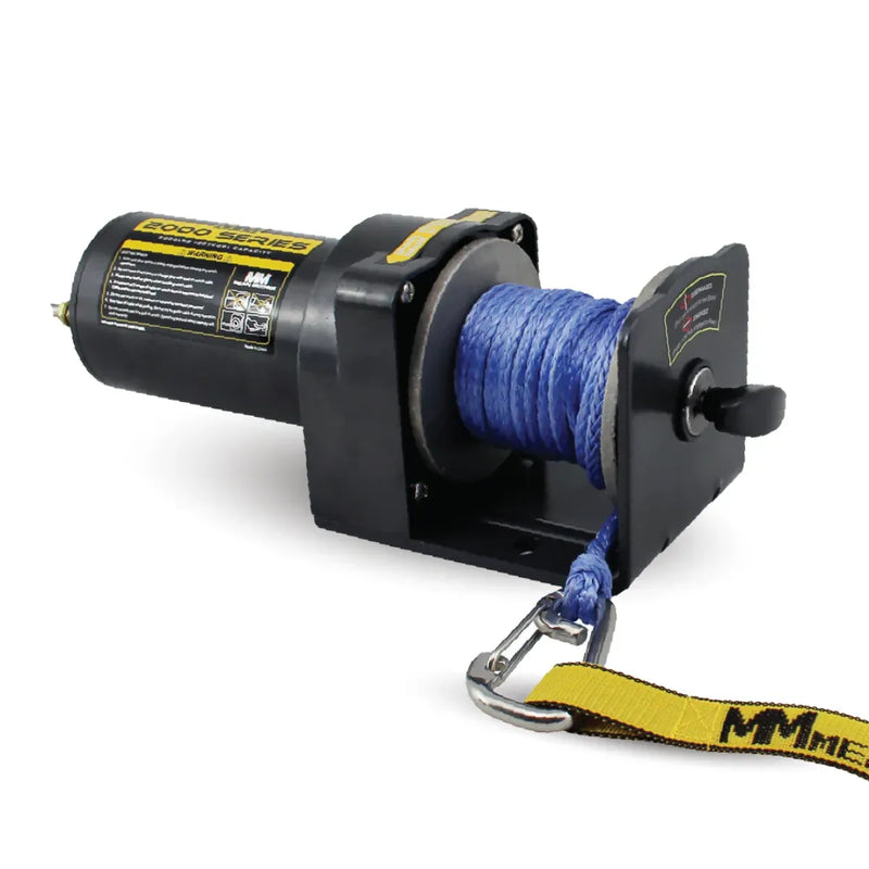Mean Mother 4x4 ATV Winch 2000lb with Synthetic Rope