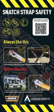 Mean Mother 4x4 Snatch Strap 60mm/9M │ 8,000kg - Snatch Strap