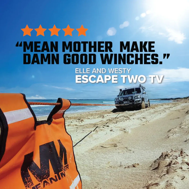 Mean Mother 4x4 Winch with Synthetic Rope | 12500LB | Tough Mumma