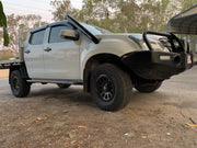 Off-road pickup truck with stainless steel snorkel and bull bar for Isuzu MU-X 2013-2020