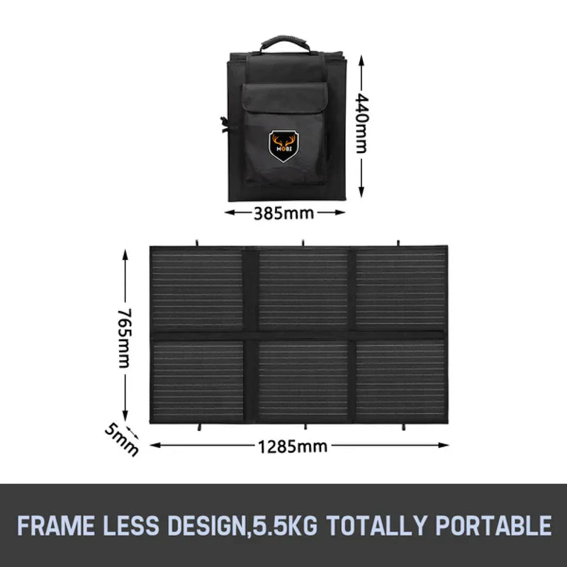 MOBI 250W Solar Blanket Mono Portable Folding Solar Panel Kit