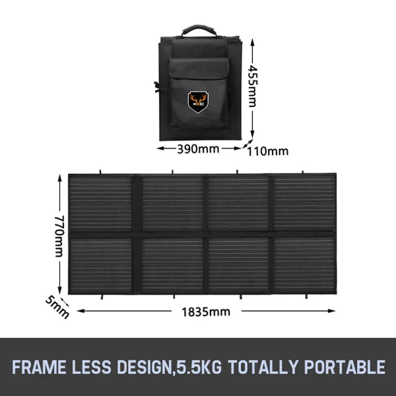 MOBI 350W Portable Folding Solar Blanket Kit