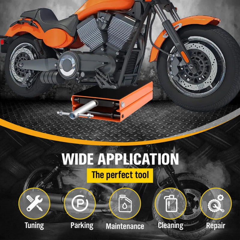 Motorcycle Stand and Repair Work Stand with Scissor Lift Jack | 205kg