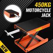 Motorcycle Stand and Repair Work Stand with Scissor Lift Jack | 205kg