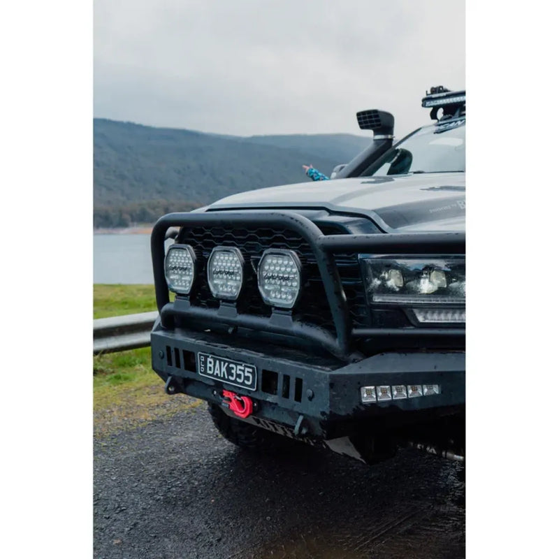 Outback Kitters Full Guard Bull Bar 3 Tabs Satin Black for RAM 2500/3500