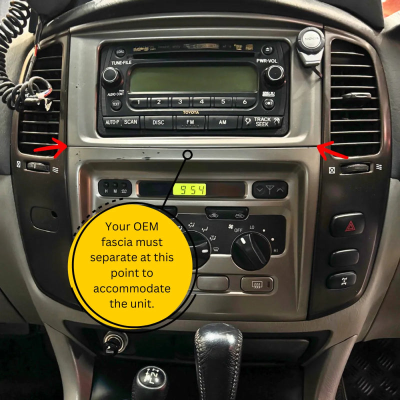 Polaris 9" Auto Head Unit for 100 Series LandCruiser | 2002–2007