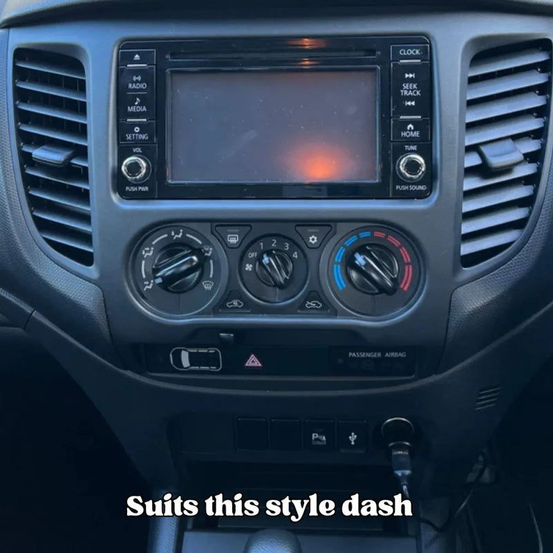 Polaris 9″ Head Unit to suit Mitsubishi Triton MR MQ | 2016-2023 | Manual Air Controls