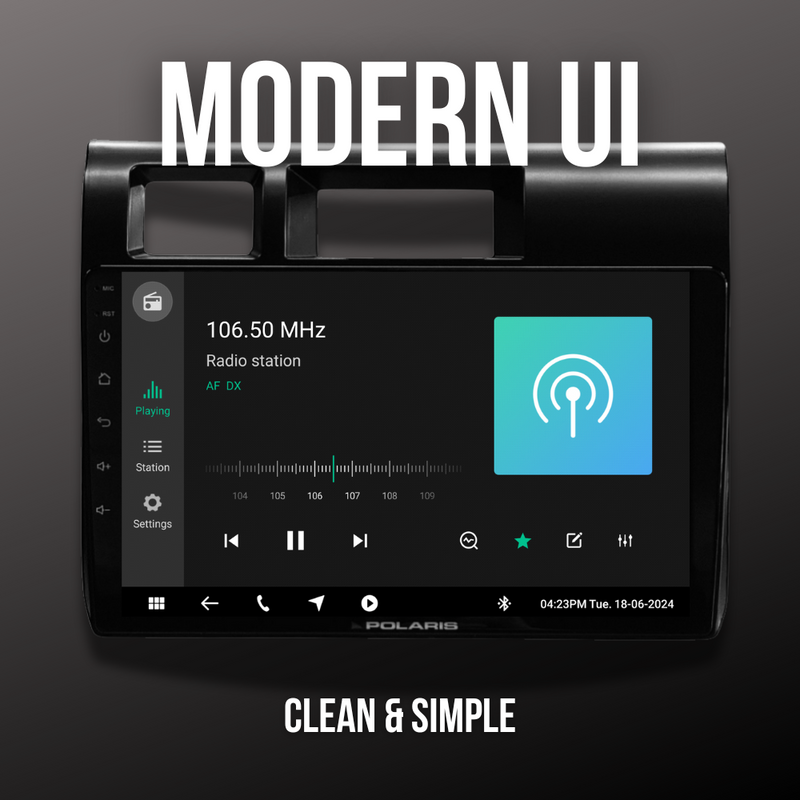 Polaris 9’’ Head Unit to Suit Toyota LandCruiser 70 Series | 2024 +