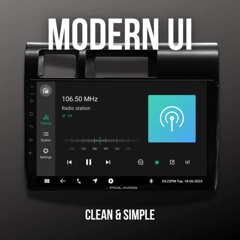 Polaris 9’’ Head Unit to Suit Toyota LandCruiser 70 Series | 2024 +
