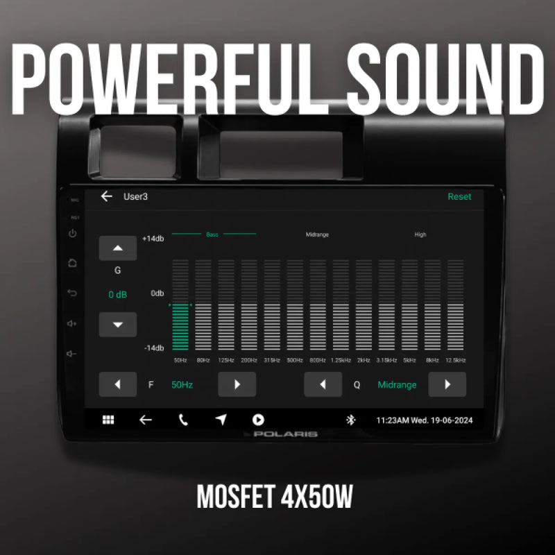 Polaris 9’’ Head Unit to Suit Toyota LandCruiser 70 Series | 2024 +