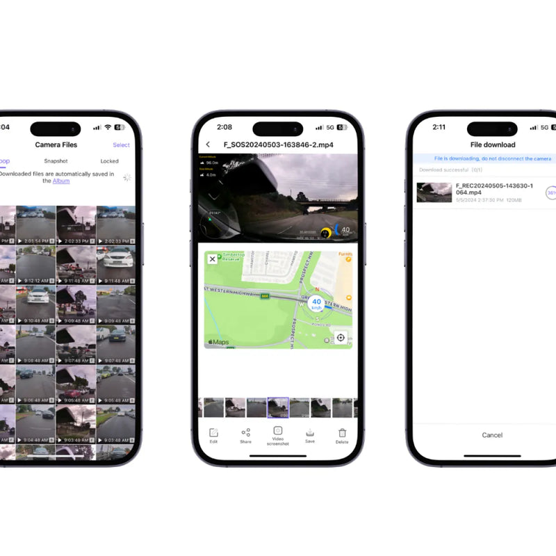 Polaris Mirror Mount Dash Camera Kit