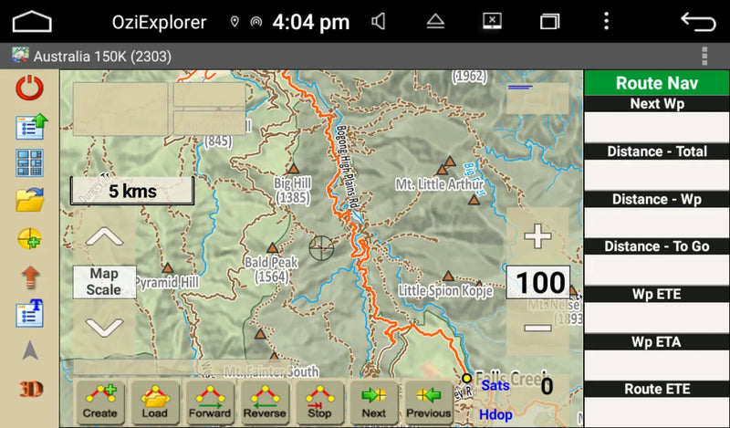 Polaris OziExplorer 1:150K Topographical Map Package