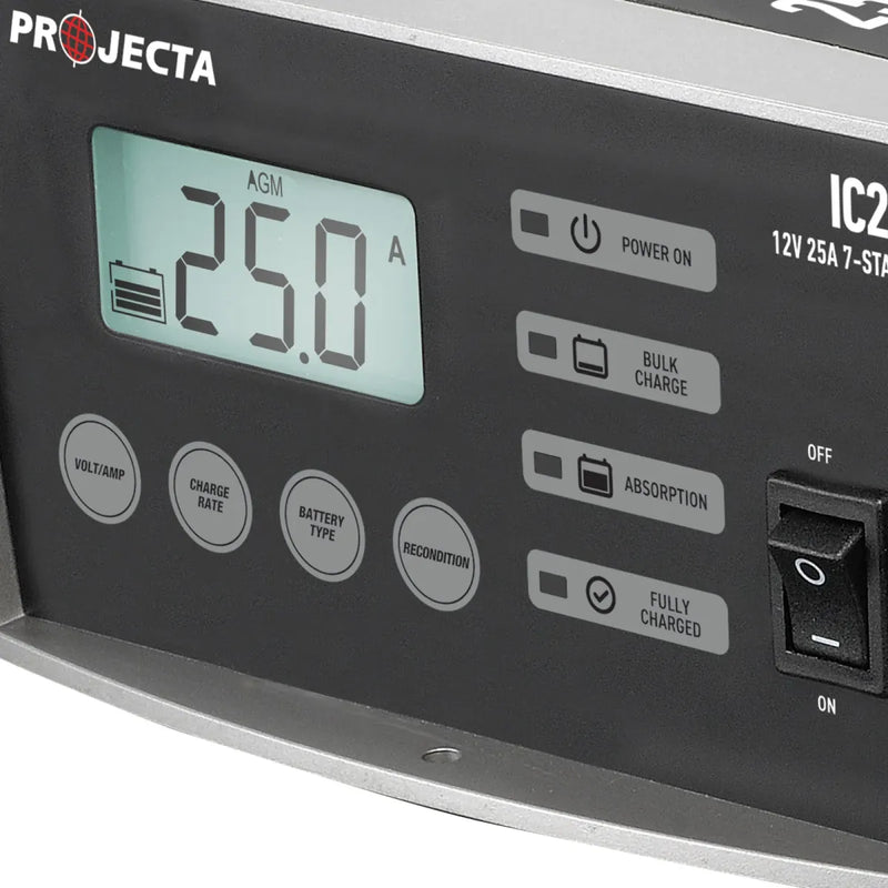 Projecta Intelli-Charge IC25 12V 25A 7 Stage Automatic Battery Charger