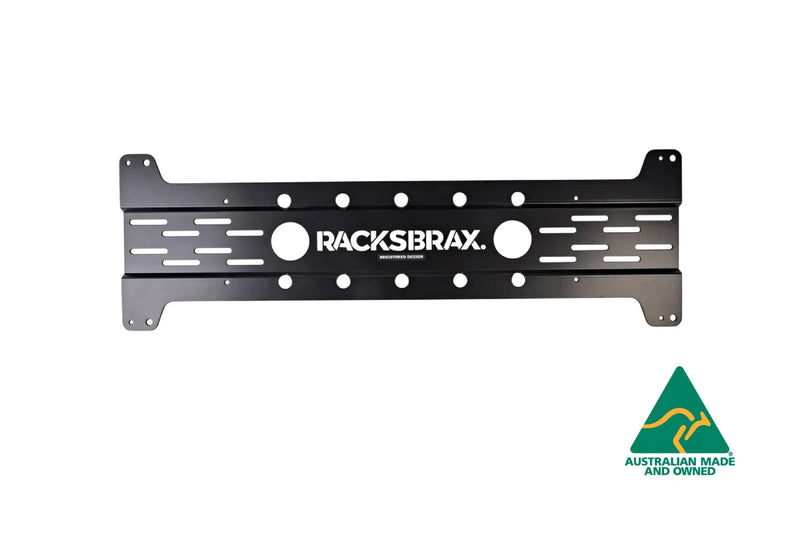 RacksBrax HD Accessory Plate for MaxTrax and TRED Recovery Boards - BLACK (8174) - Brackets