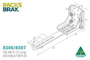RacksBrax HD Adjustable Brackets - Brackets
