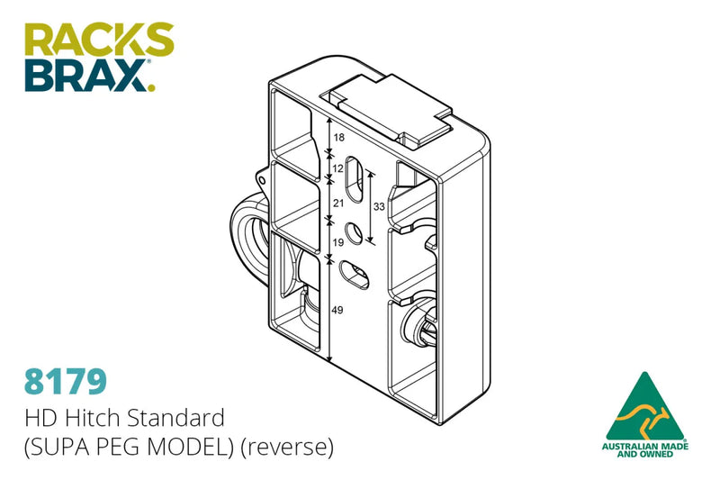 RacksBrax HD Hitch Standard - Brackets