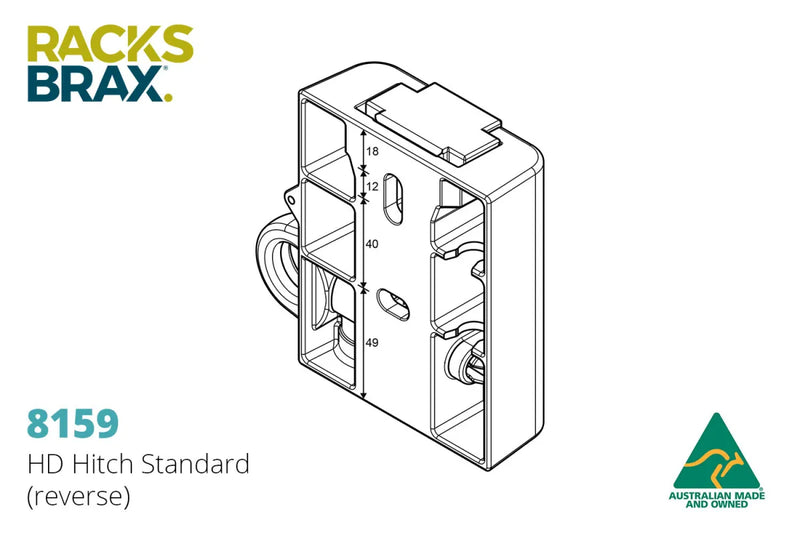 RacksBrax HD Hitch Standard - Brackets