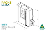 RacksBrax HD Hitch Standard - Brackets