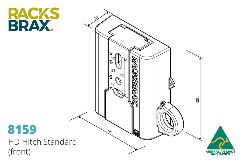 RacksBrax HD Hitch Standard - Brackets
