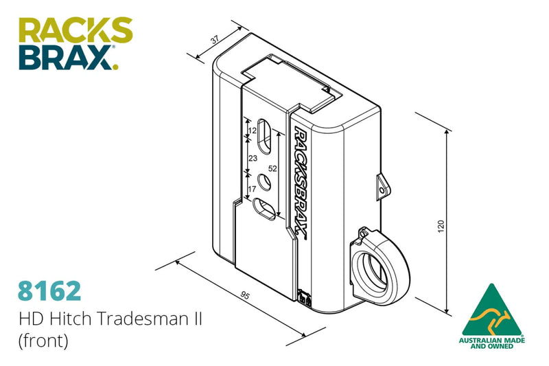 RacksBrax HD Hitch Tradesman Ii - Brackets