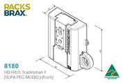 RacksBrax HD Hitch Tradesman Ii - Brackets