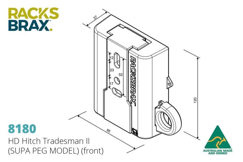 RacksBrax HD Hitch Tradesman Ii - Brackets
