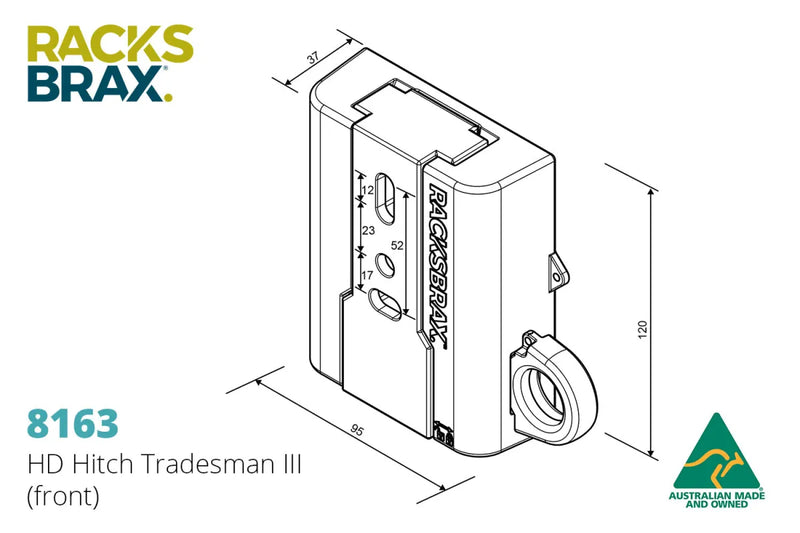 RacksBrax HD Hitch Tradesman Iii - Brackets