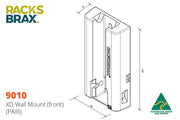 RacksBrax XD Wall Mount - PAIR (9010) - Brackets