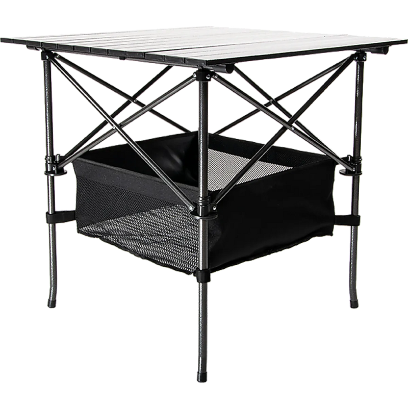 Folding Collapsible Camping Table Caravan RV Heavy Duty Steel & Aluminium - Home & Garden > BBQ