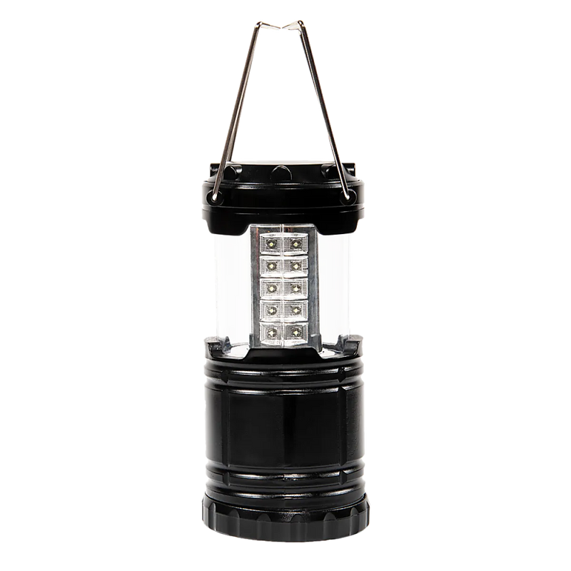 Portable LED camping lantern with collapsible design and handle from Randy & Travis 2 Pack