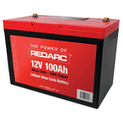 Redarc 12V 100Ah Heavy Duty Lithium Deep Cycle Battery