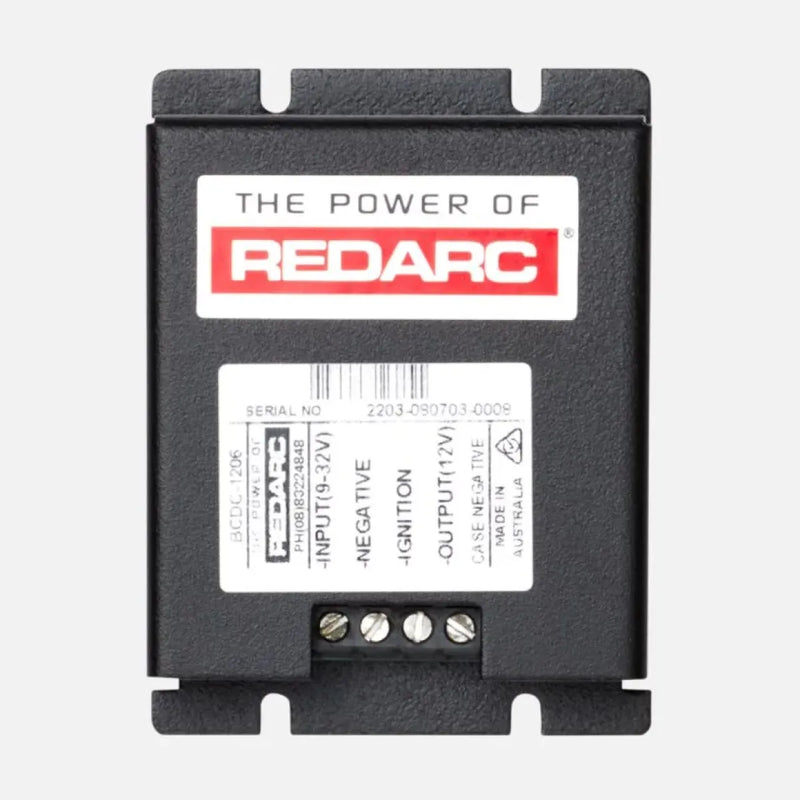 Redarc 12V 6Amp DC to DC Battery Charger