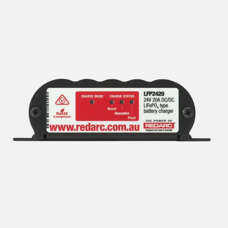 Redarc 20A Under Bonnet LiFeP04 Battery Charger | 24V